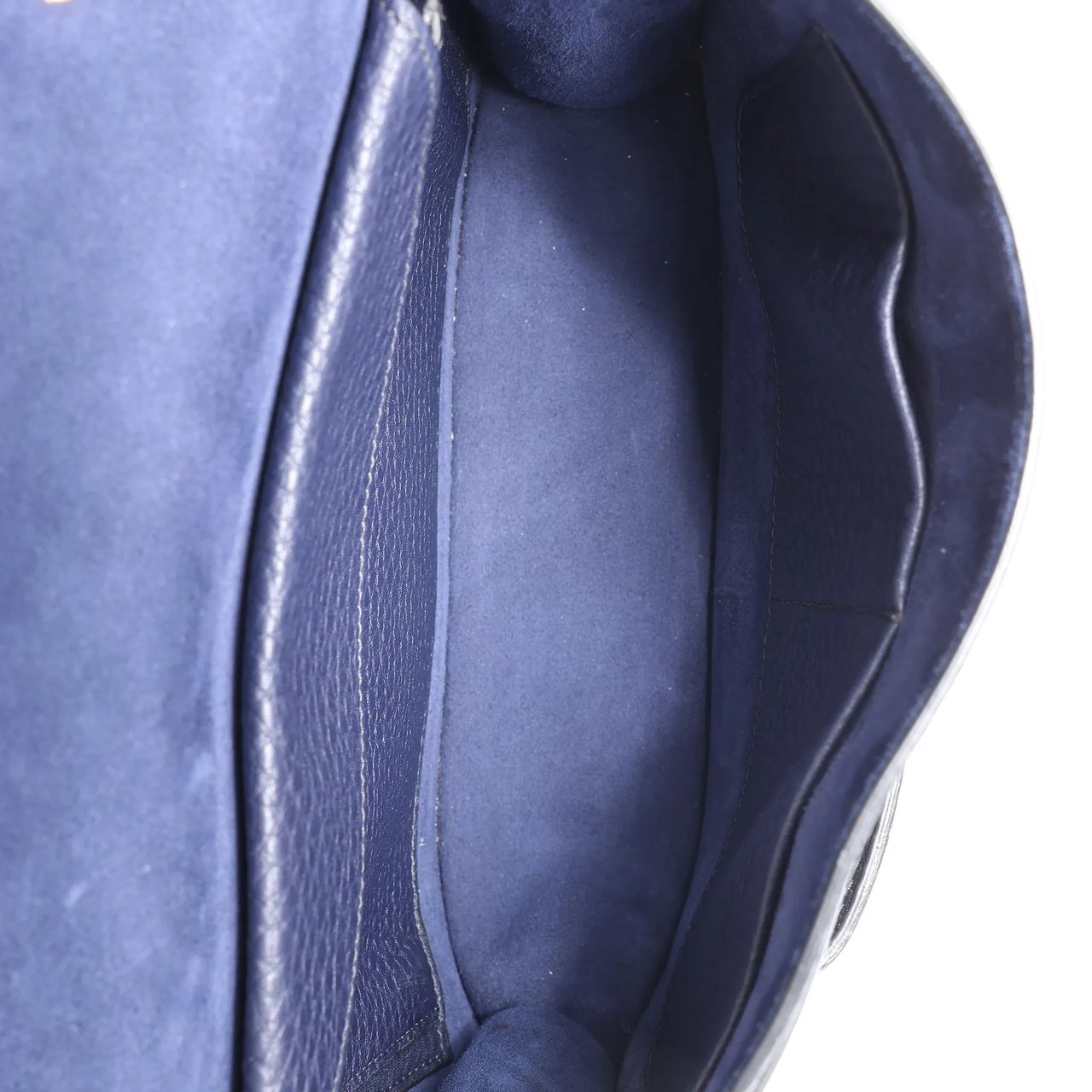 Dior J'Adior Grained Leather Chain Crossbody Bag in Navy Blue Navy