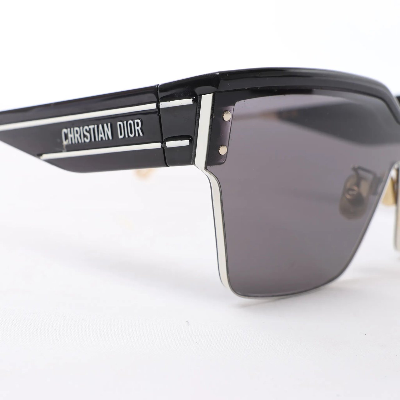 Dior DiorClub M4U Mask Sunglasses in Black Zwart