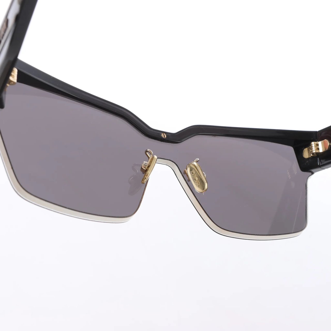 Dior DiorClub M4U Mask Sunglasses in Black Zwart