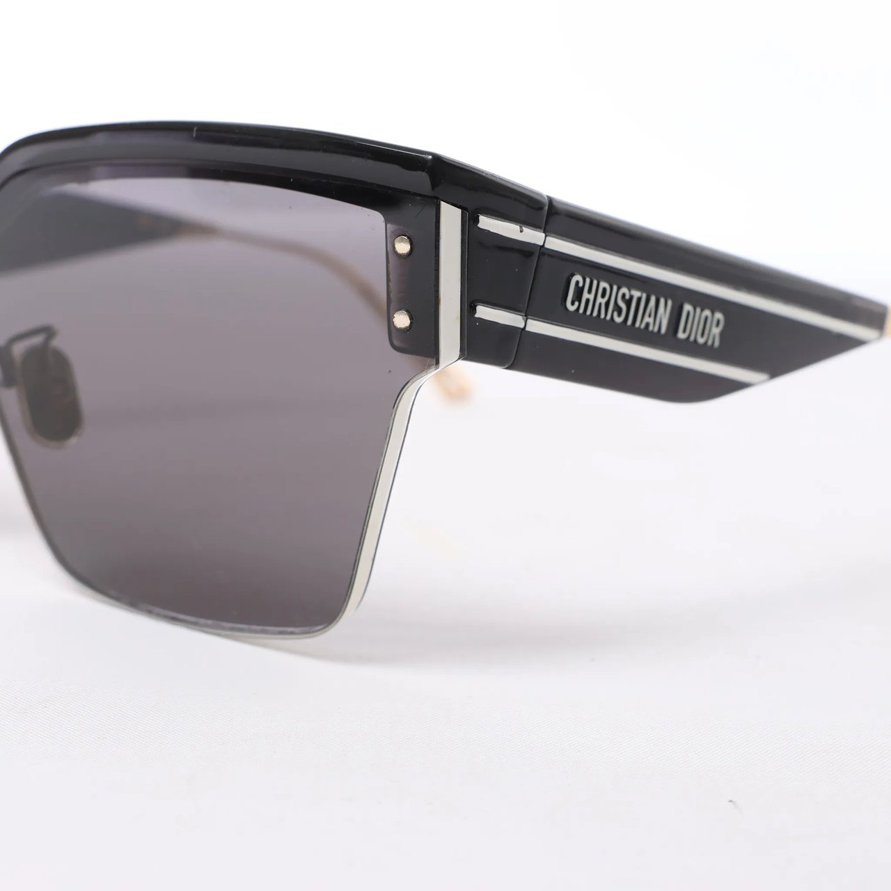 Dior DiorClub M4U Mask Sunglasses in Black Zwart
