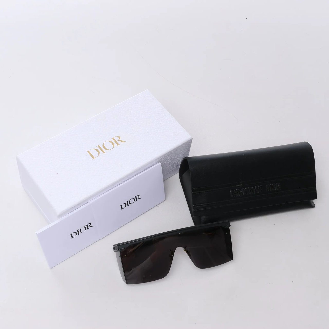 Dior DiorClub M1U Sunglasses in Black Zwart