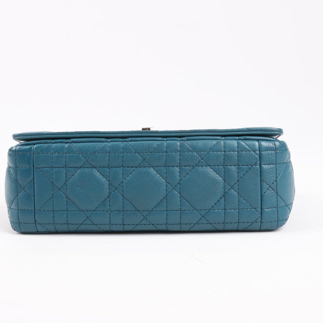Dior Caro Leather Chain Shoulder Bag in Blue Blauw