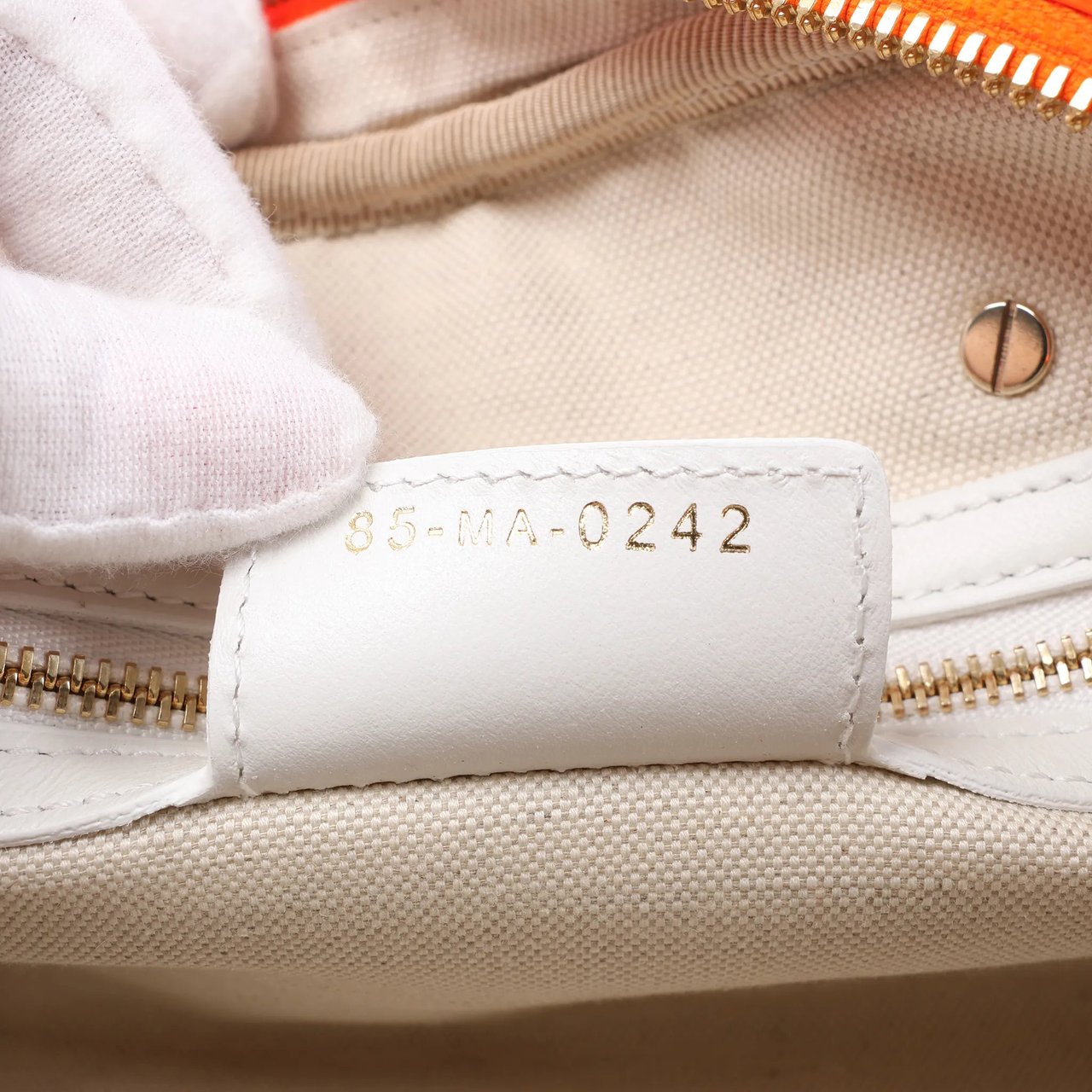 Dior Small Dior Vibe Zip Bowling Bag in Orange Oranje