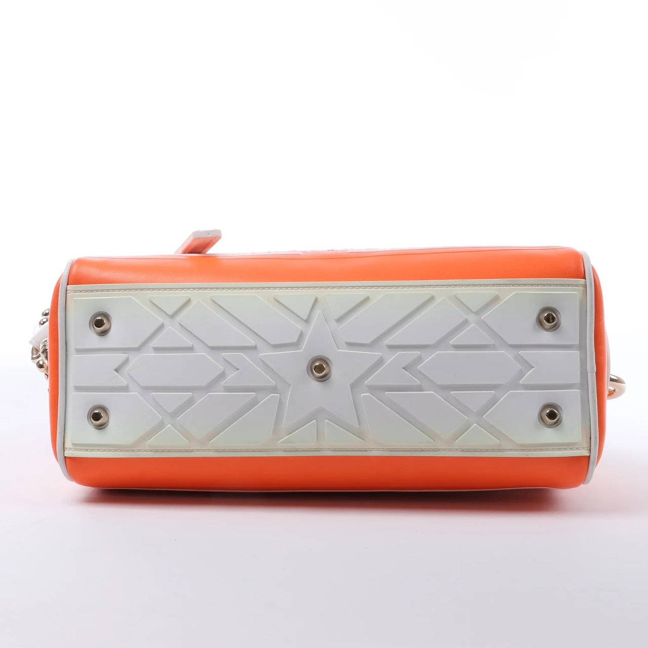 Dior Small Dior Vibe Zip Bowling Bag in Orange Oranje