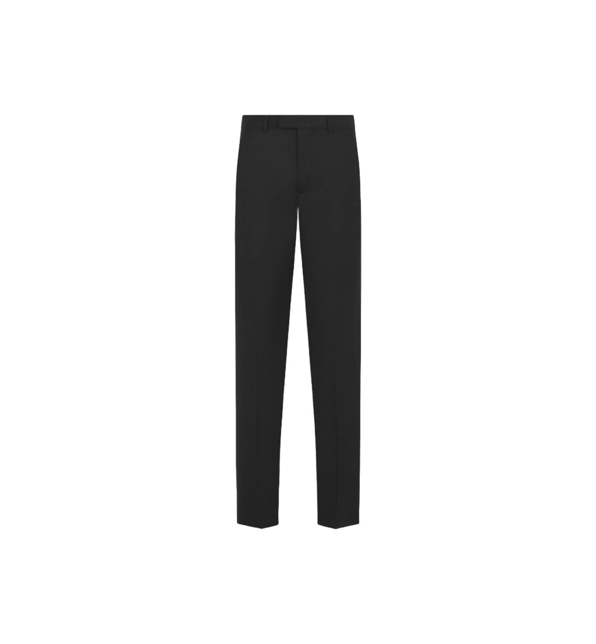Dior Tailored Black Straight Leg Trousers Zwart