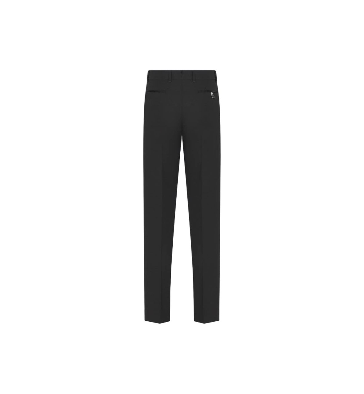 Dior Tailored Black Straight Leg Trousers Zwart