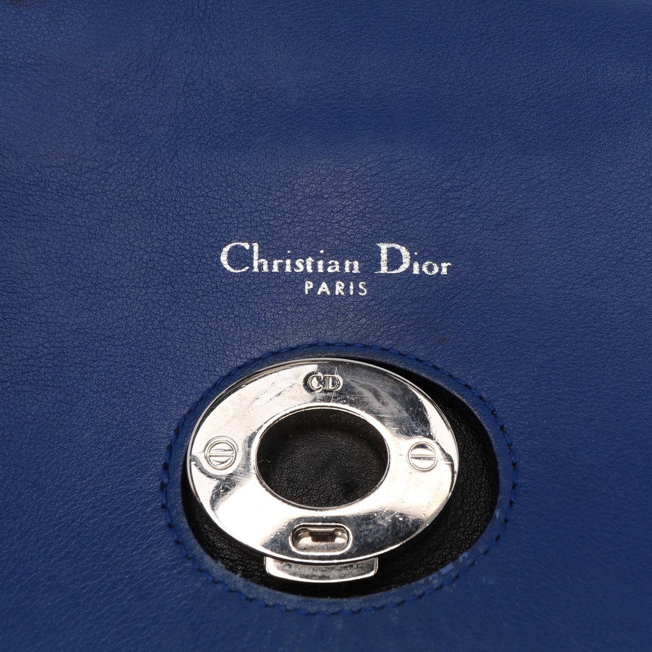 Dior Medium Calfskin Be Dior Double Flap Zwart