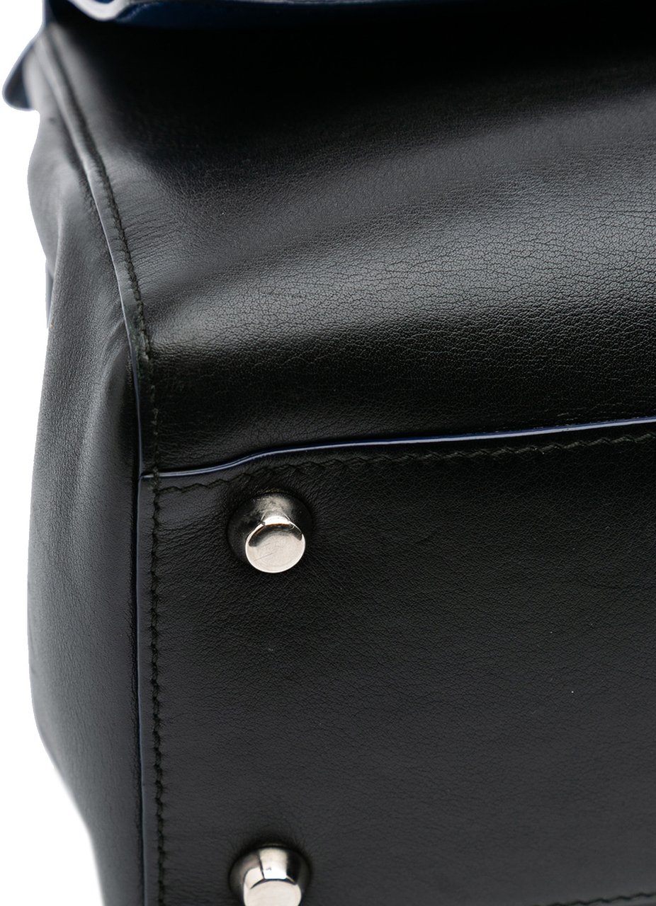 Dior Medium Calfskin Be Dior Double Flap Zwart