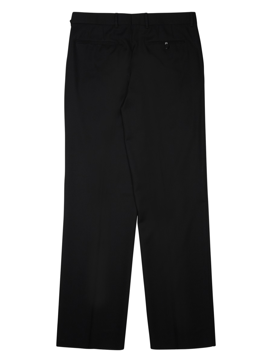 Dior Classic Straight-Leg Tailored Pants with Minimalist Design Zwart