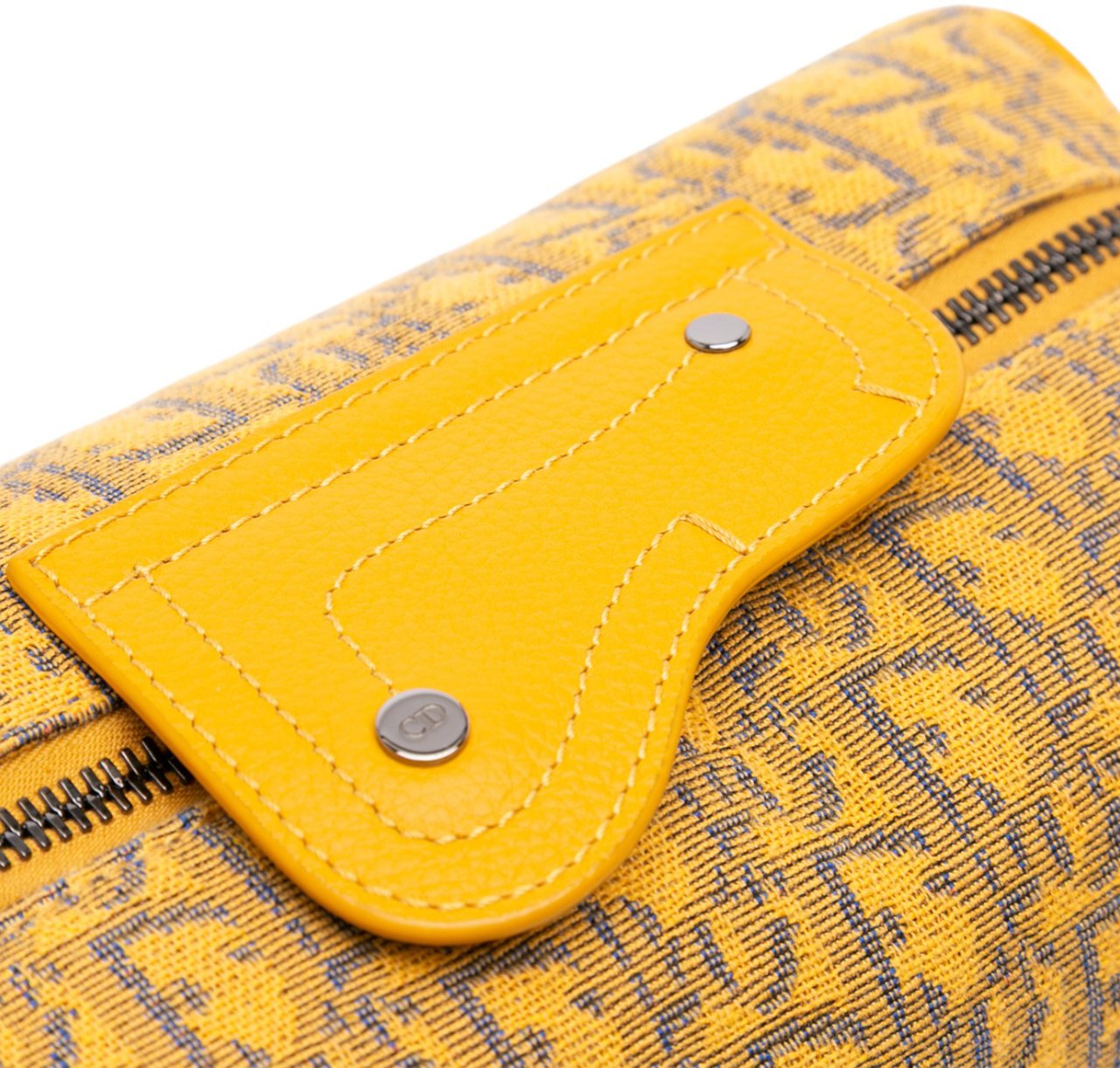 Dior Oblique Canvas Lingot 22 Bag Geel