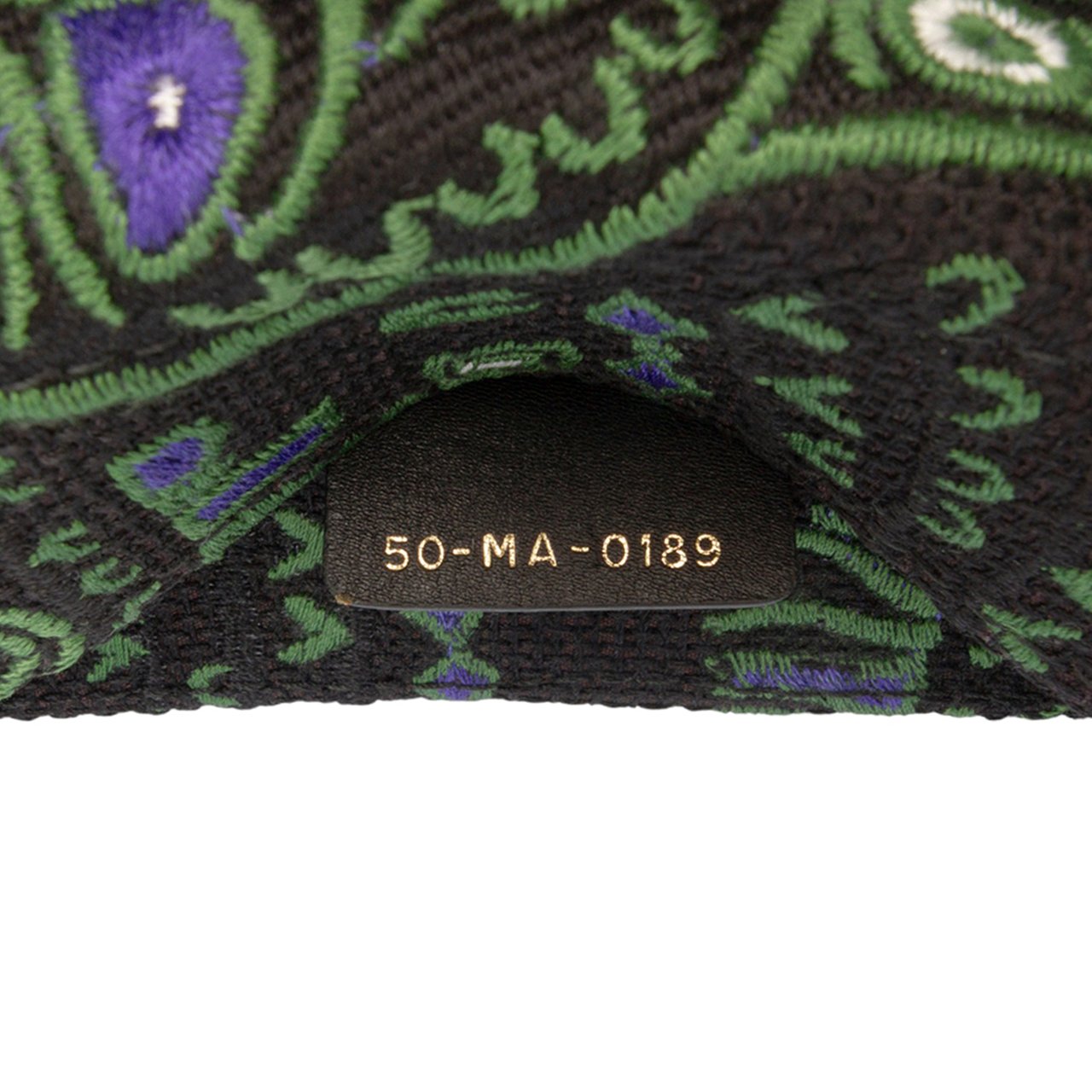 Dior Large Canvas Embroidered Elephant Book Tote Groen