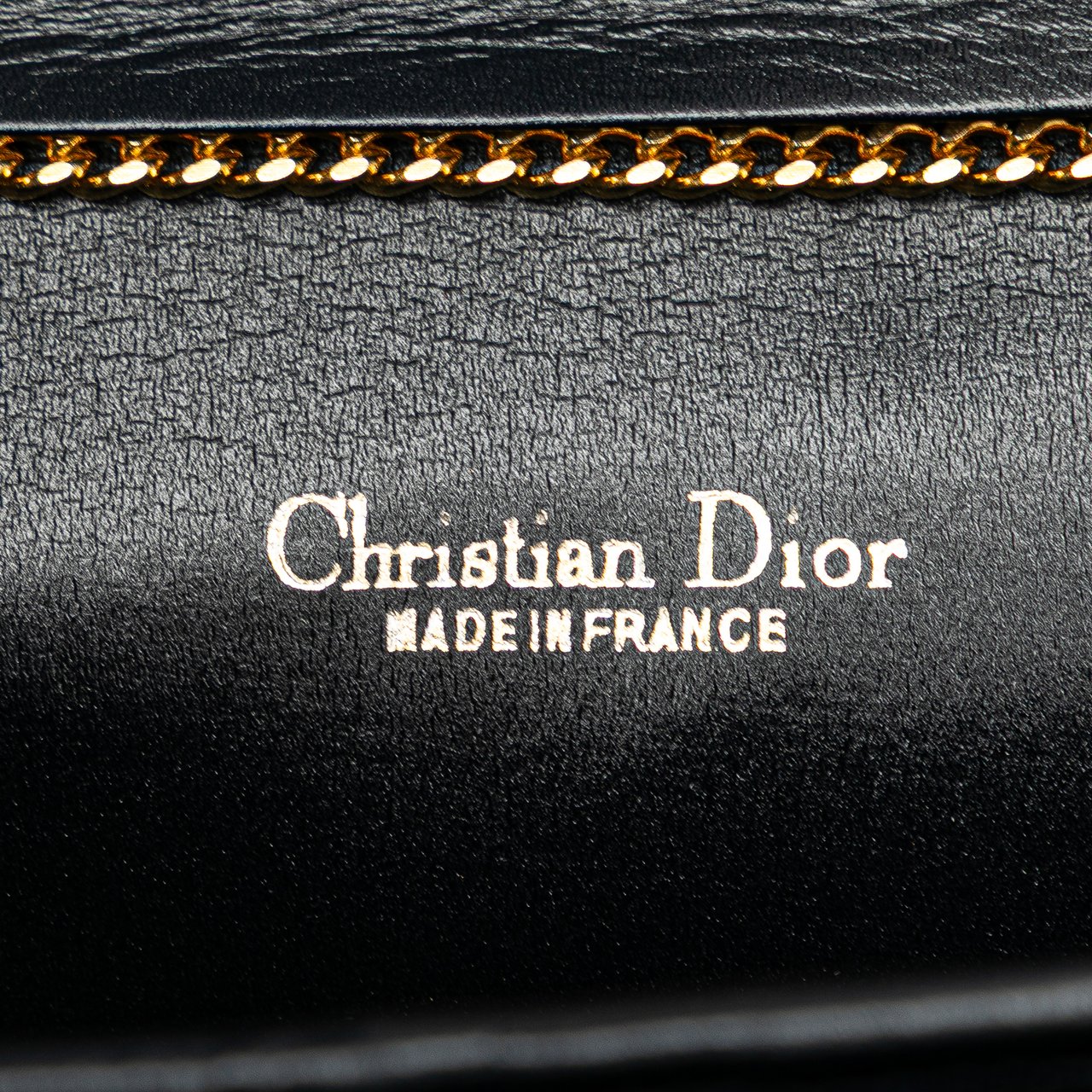 Dior Oblique Canvas Chain Crossbody Blauw