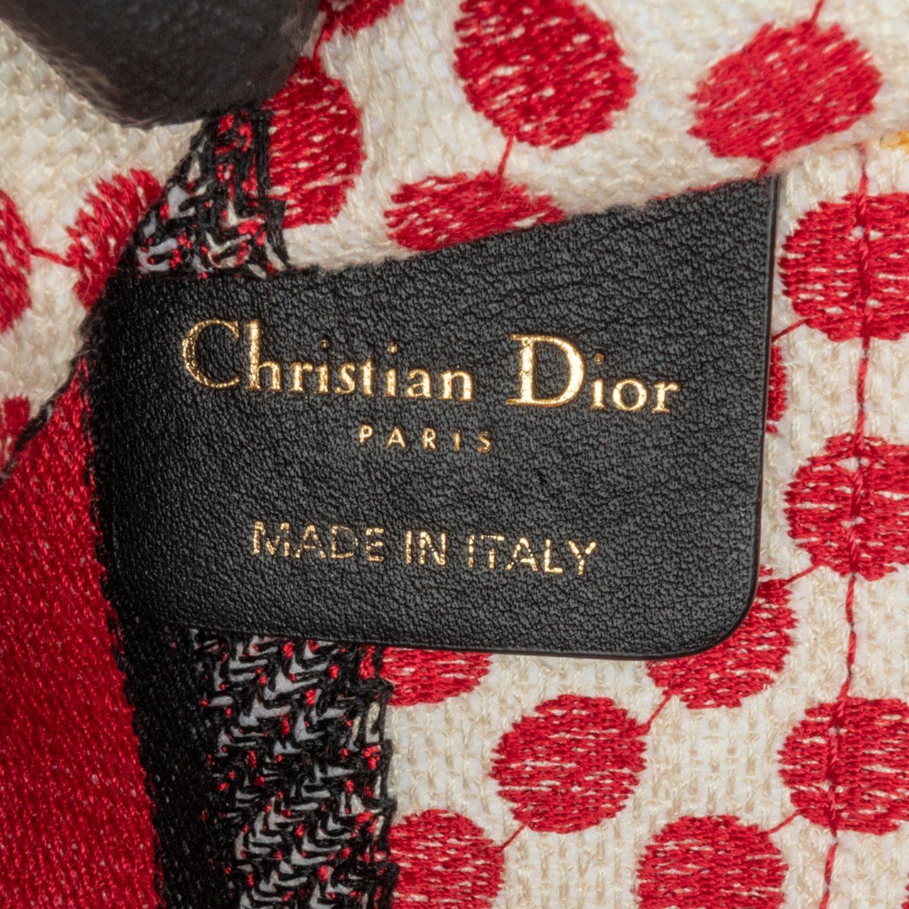 Dior Mini Dioramour Book Tote Rood