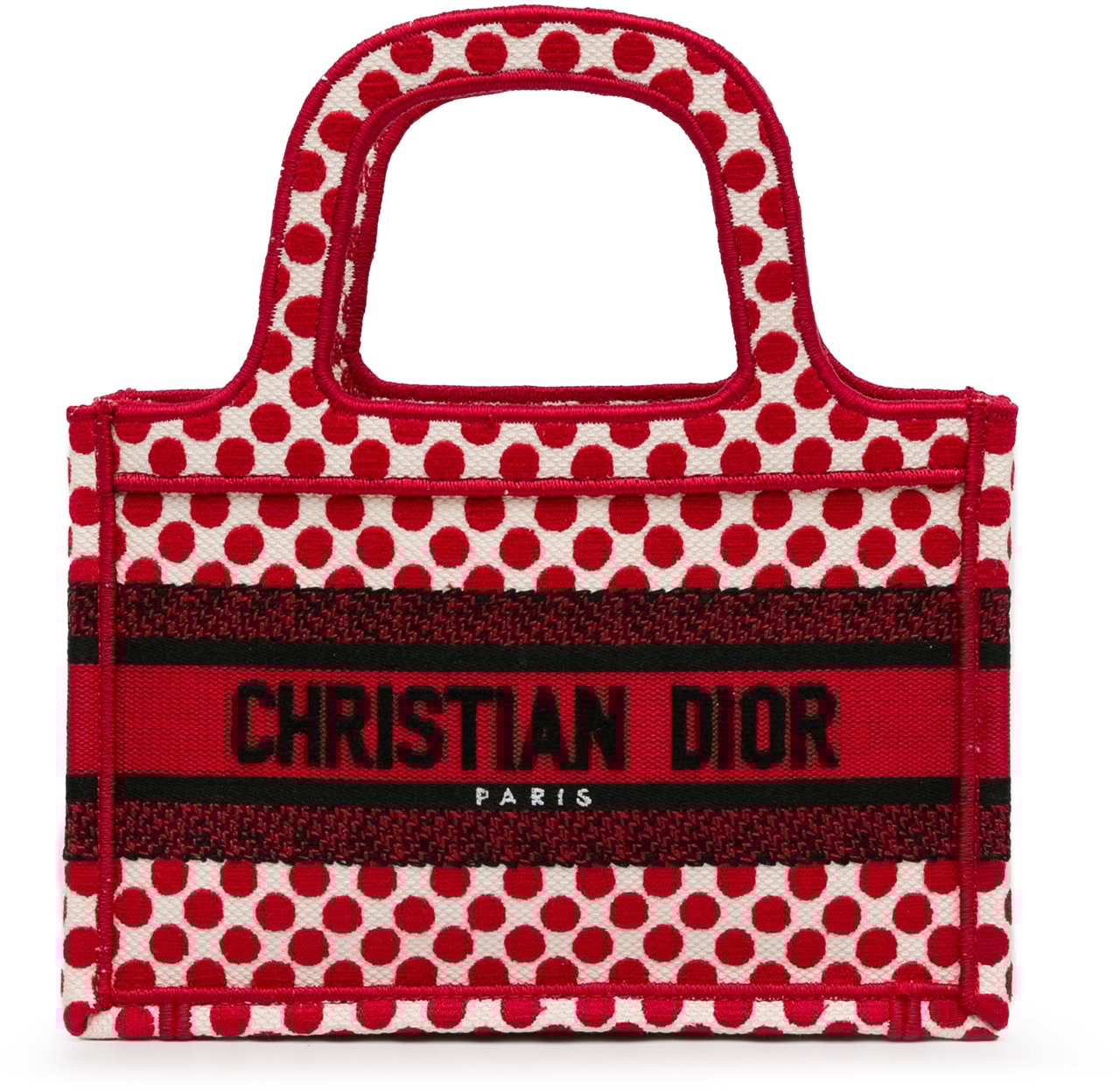 Dior Mini Dioramour Book Tote Rood