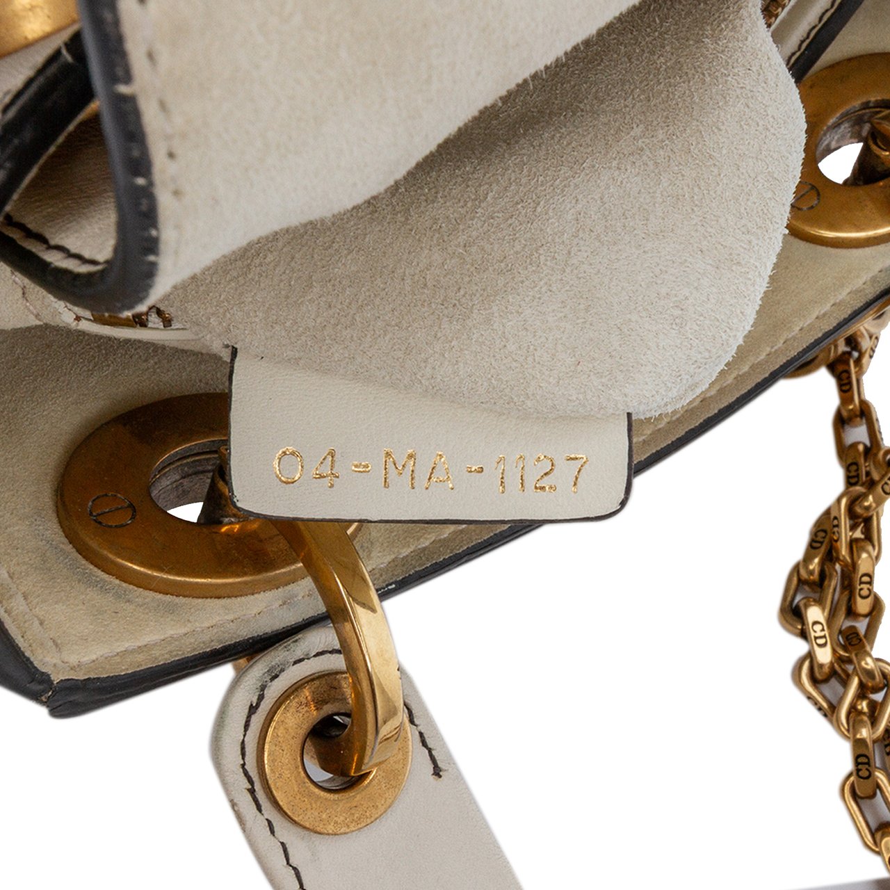 Dior Limited Edition Niki De Saint Phalle Mini Calfskin Dragon Lady Dior Wit