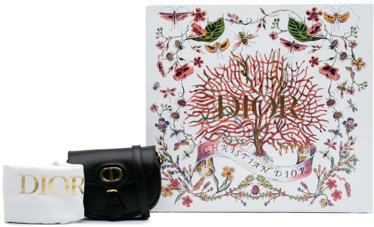 Dior Micro Calfskin Bobby Crossbody Zwart