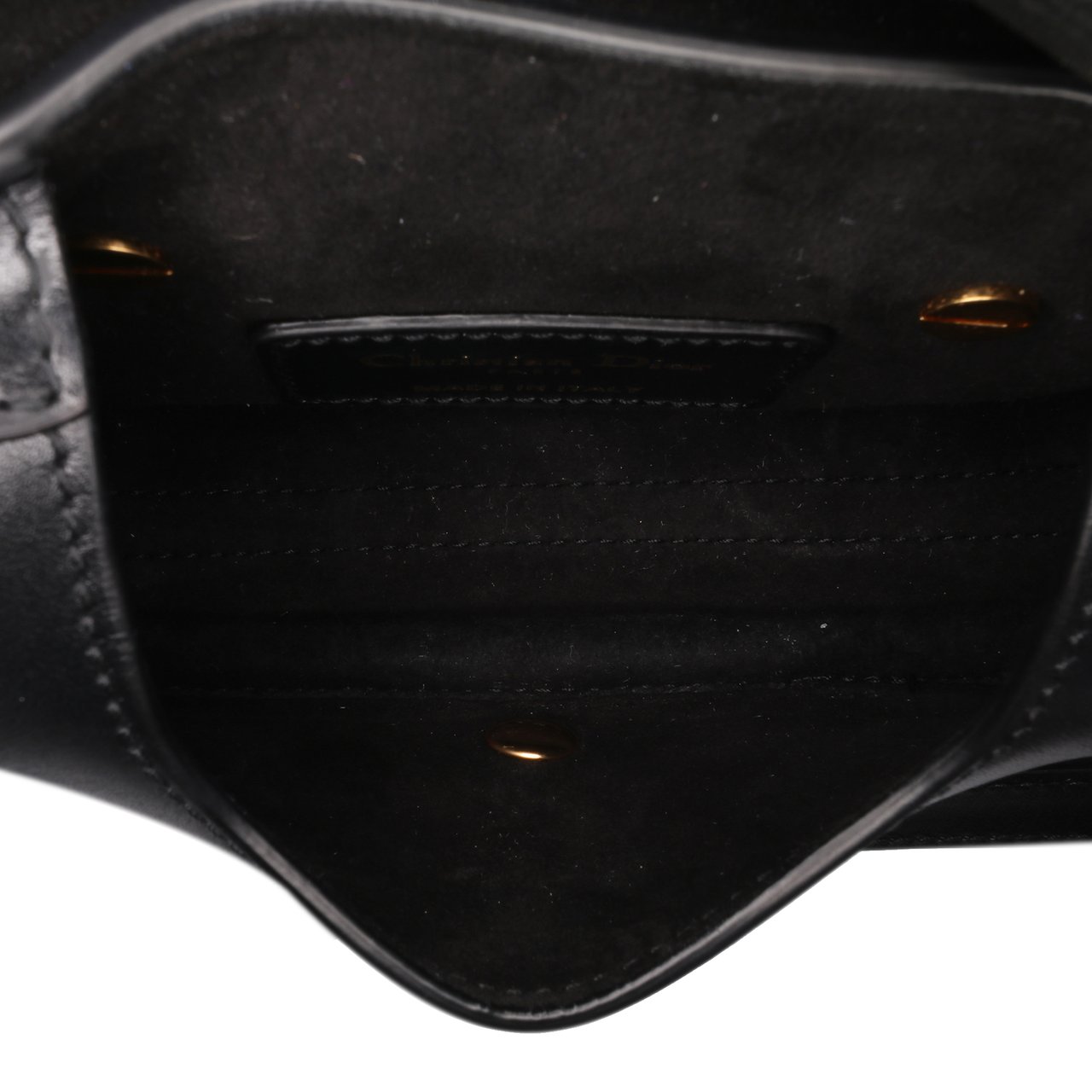 Dior Micro Calfskin Bobby Crossbody Zwart