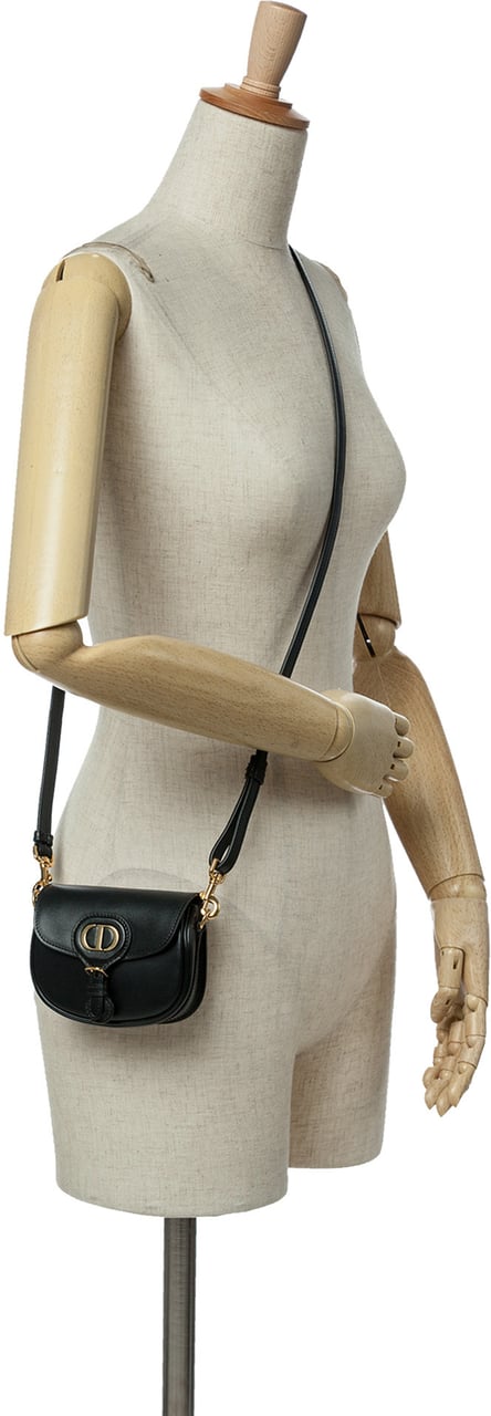 Dior Micro Calfskin Bobby Crossbody Zwart