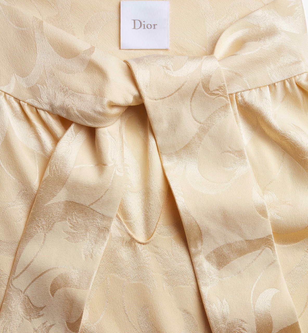 Dior Sleeveless Shirt With Long Detached Sleeves And High Neckline Neutraal