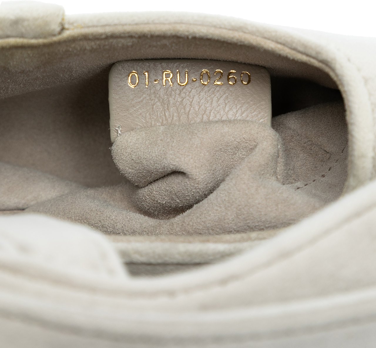 Dior Mini Velvet Crystal Embellished Hardware Saddle Bag Grijs