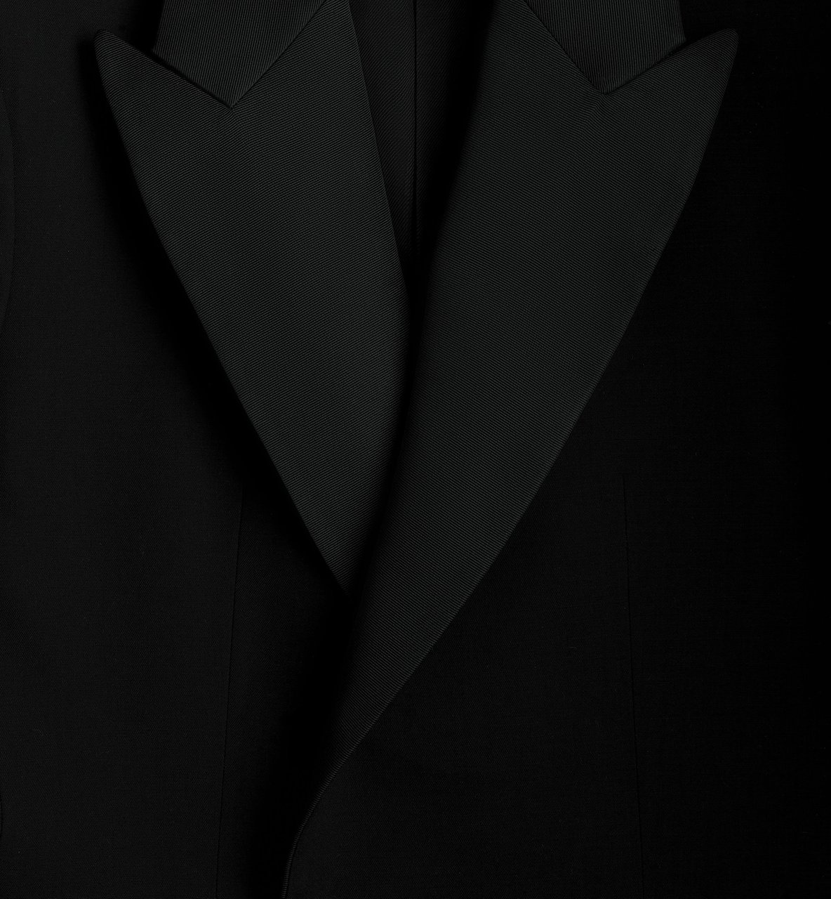 Dior Double-Breasted Tailored Woven Jacket With Pointed Lapels Zwart