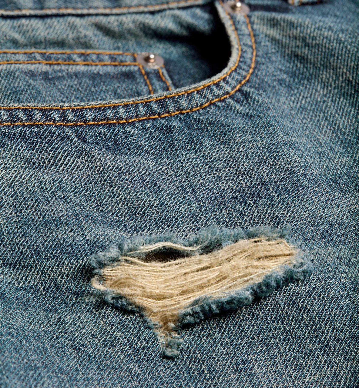 Dior Classic Straight-Leg Denim Jeans With Distressed Details Blauw