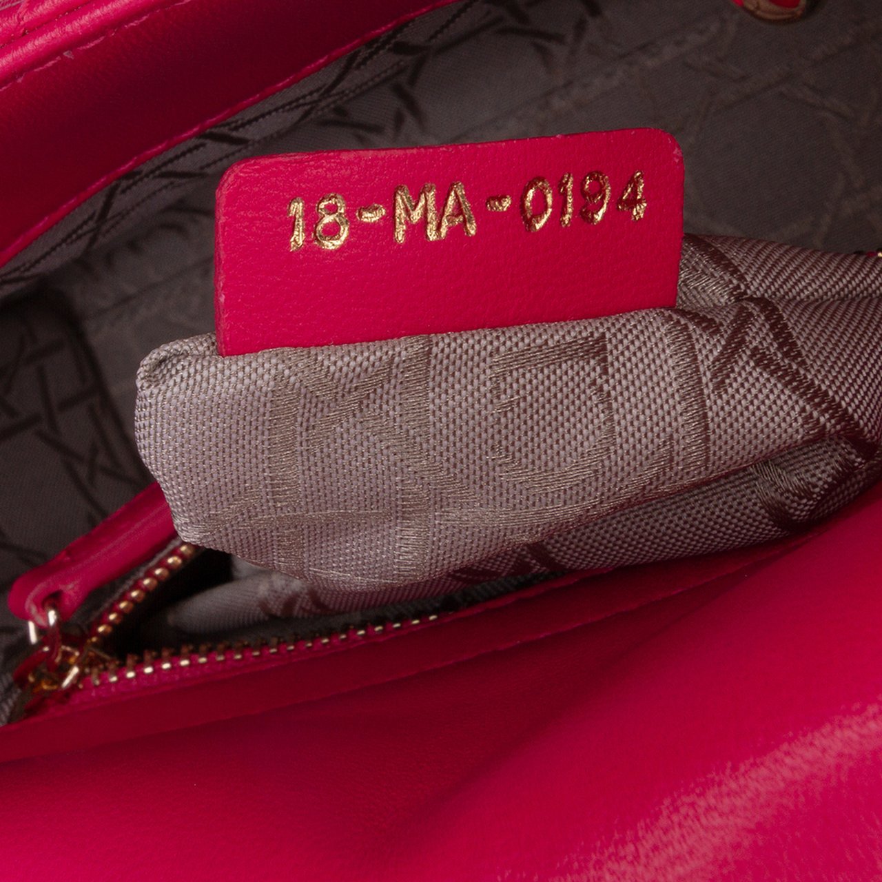 Dior Mini Lambskin Cannage Lady Dior Roze