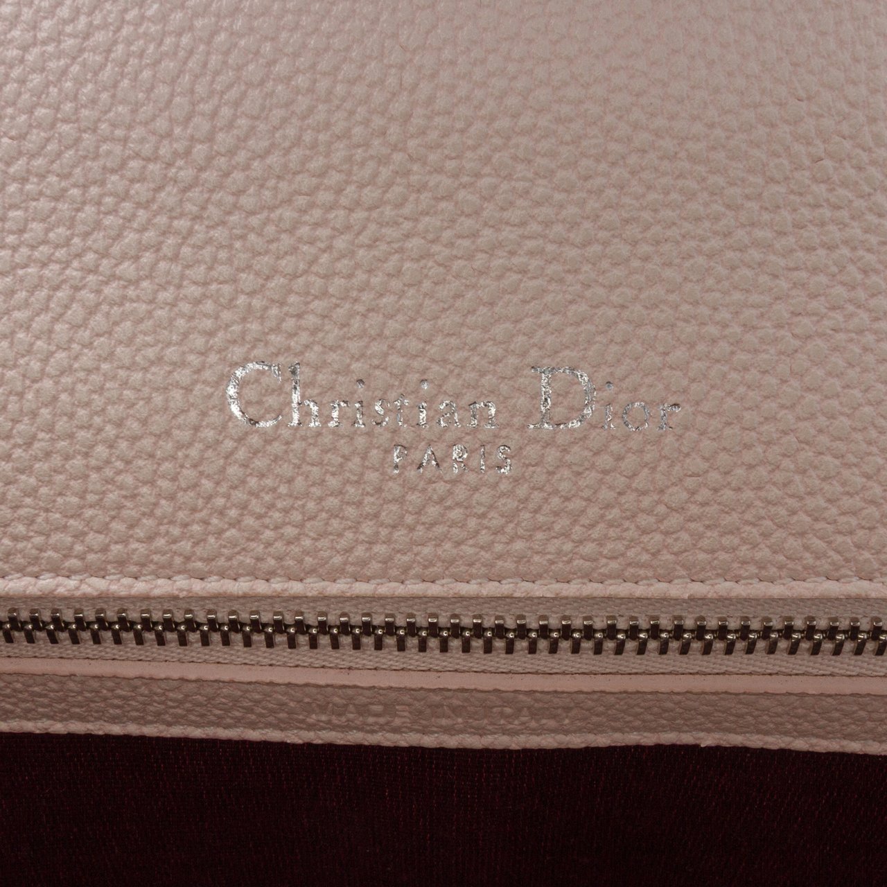 Dior Medium Grained Calfskin Diorama Flap Roze