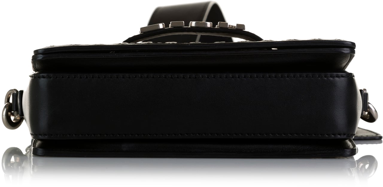 Dior Medium Embroidered Dio(r)evolution Flap Zwart