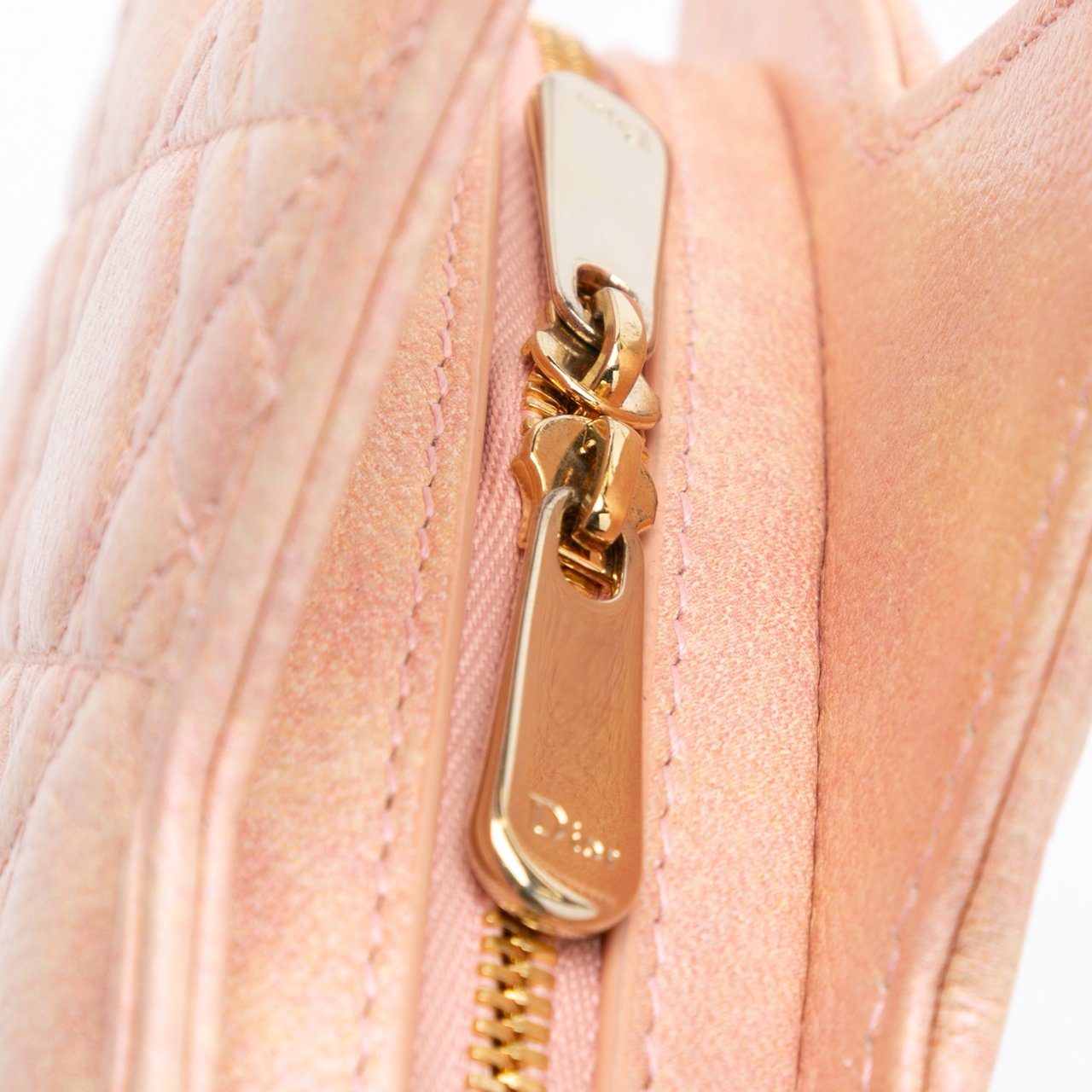 Dior Lambskin Cannage Kids Star Crossbody Roze