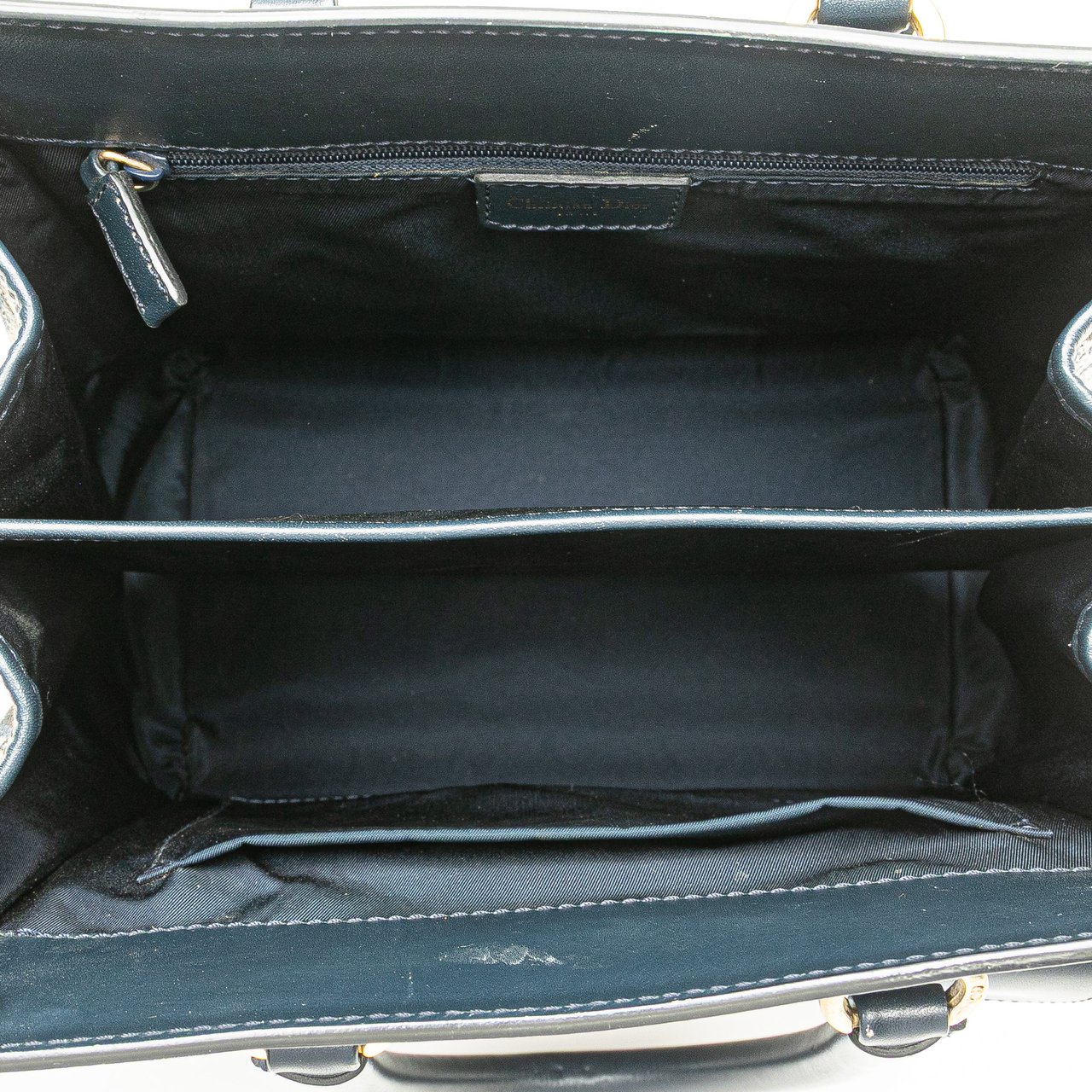 Dior Diorissimo Trotter Canvas Tote Blauw