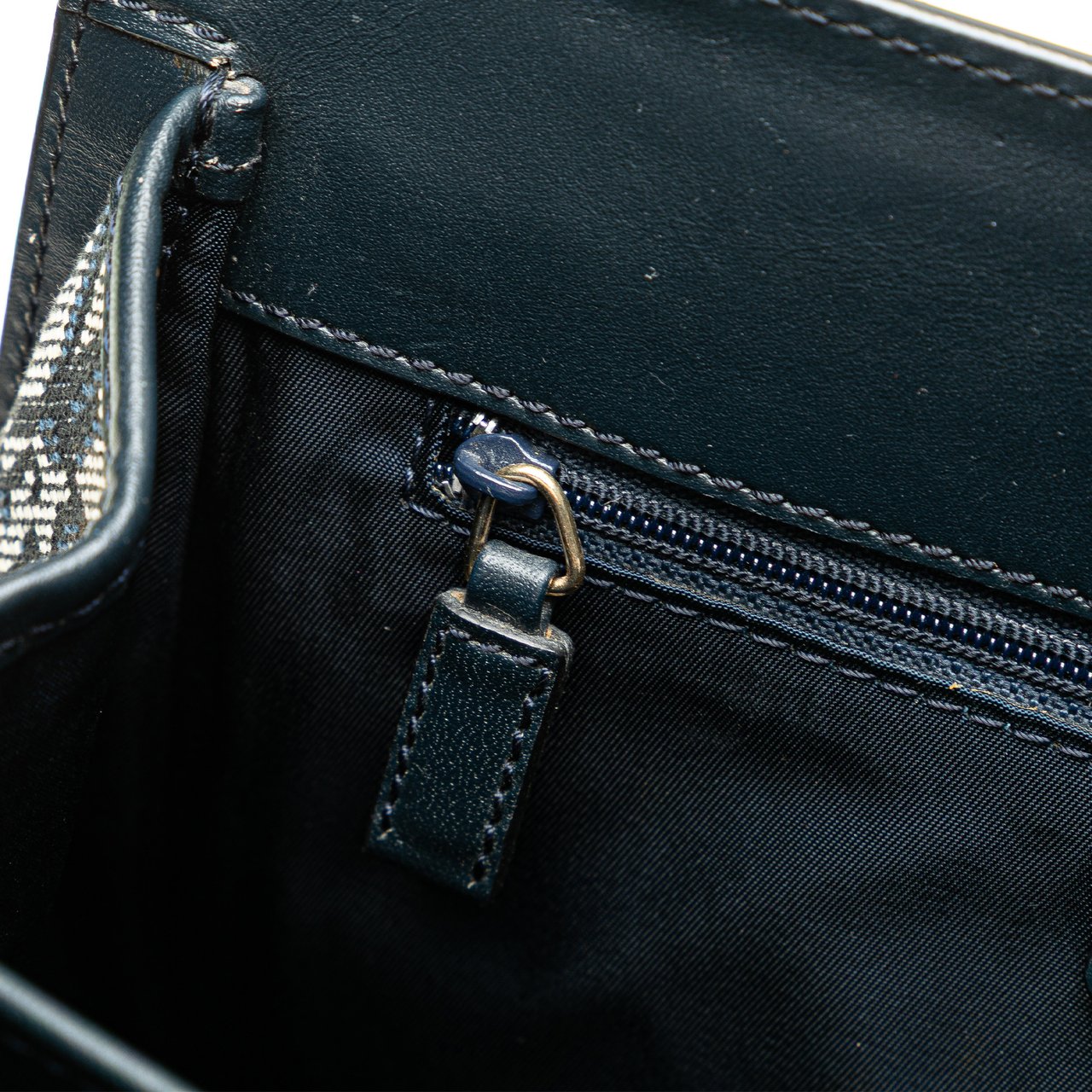 Dior Diorissimo Trotter Canvas Tote Blauw