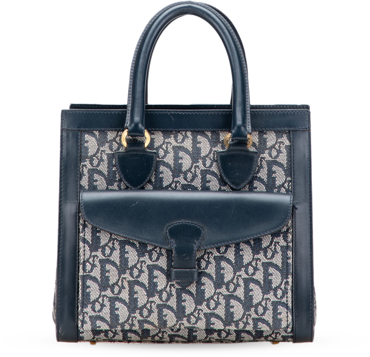 Dior Diorissimo Trotter Canvas Tote Blauw