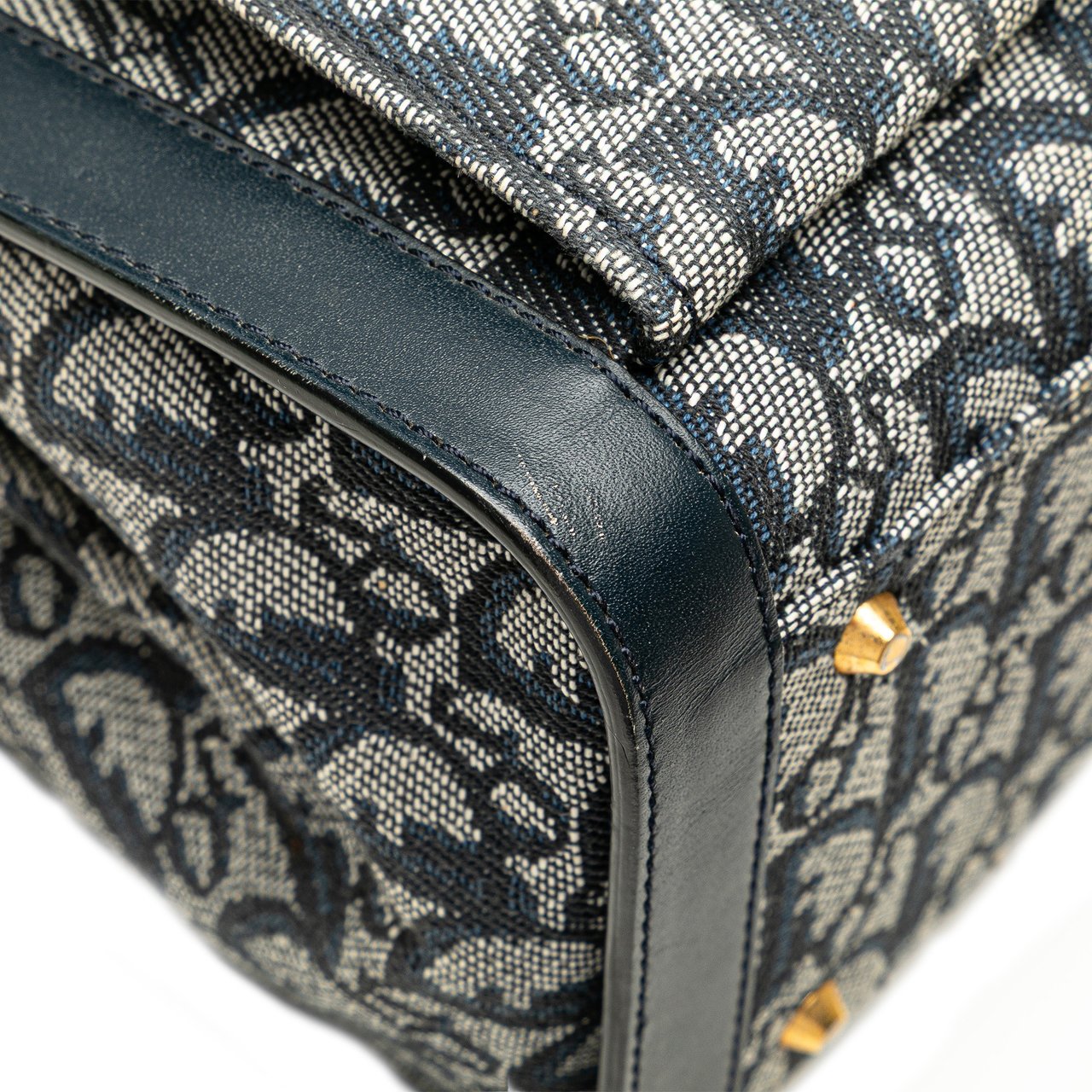 Dior Diorissimo Trotter Canvas Tote Blauw