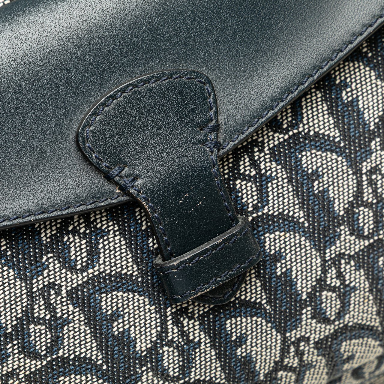 Dior Diorissimo Trotter Canvas Tote Blauw