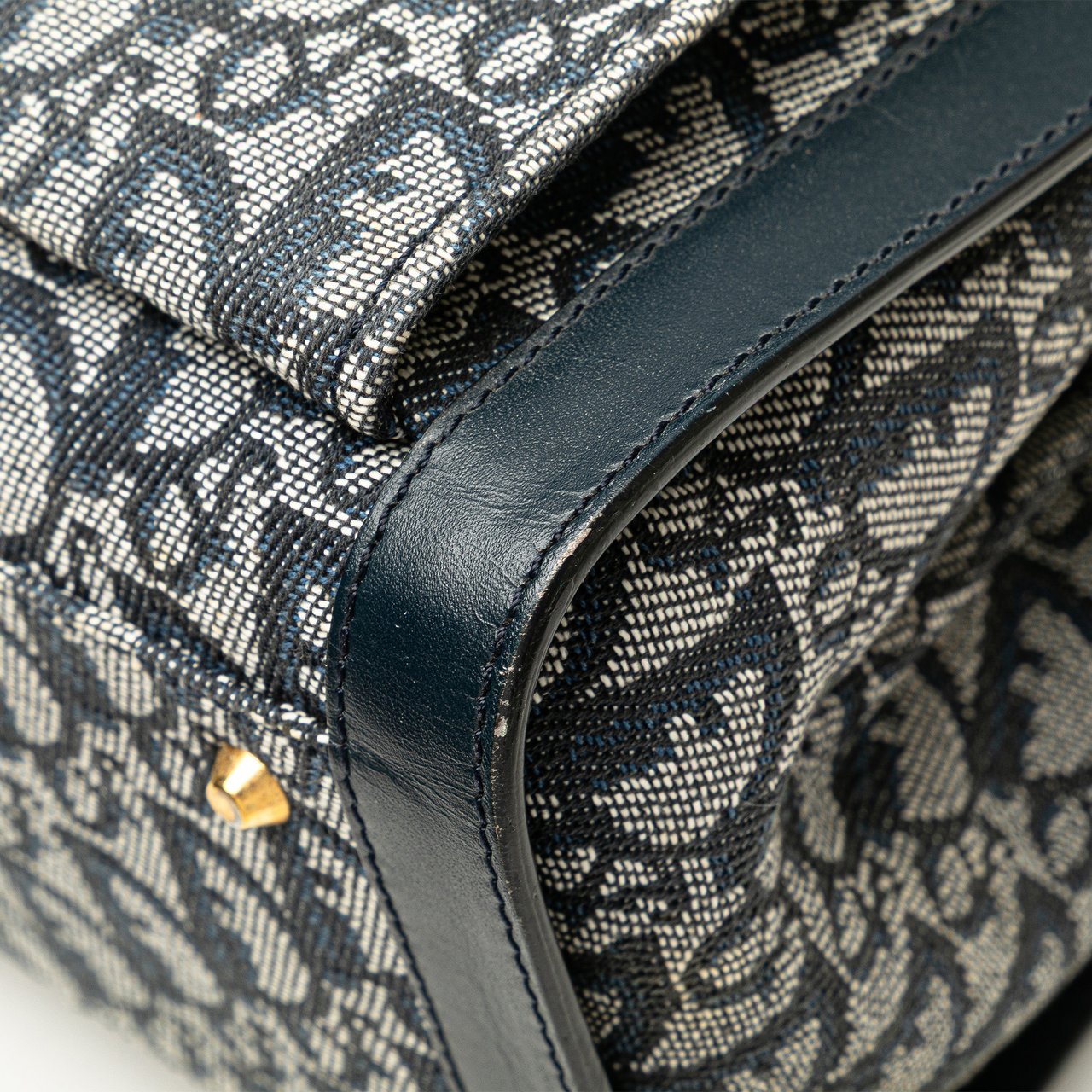 Dior Diorissimo Trotter Canvas Tote Blauw