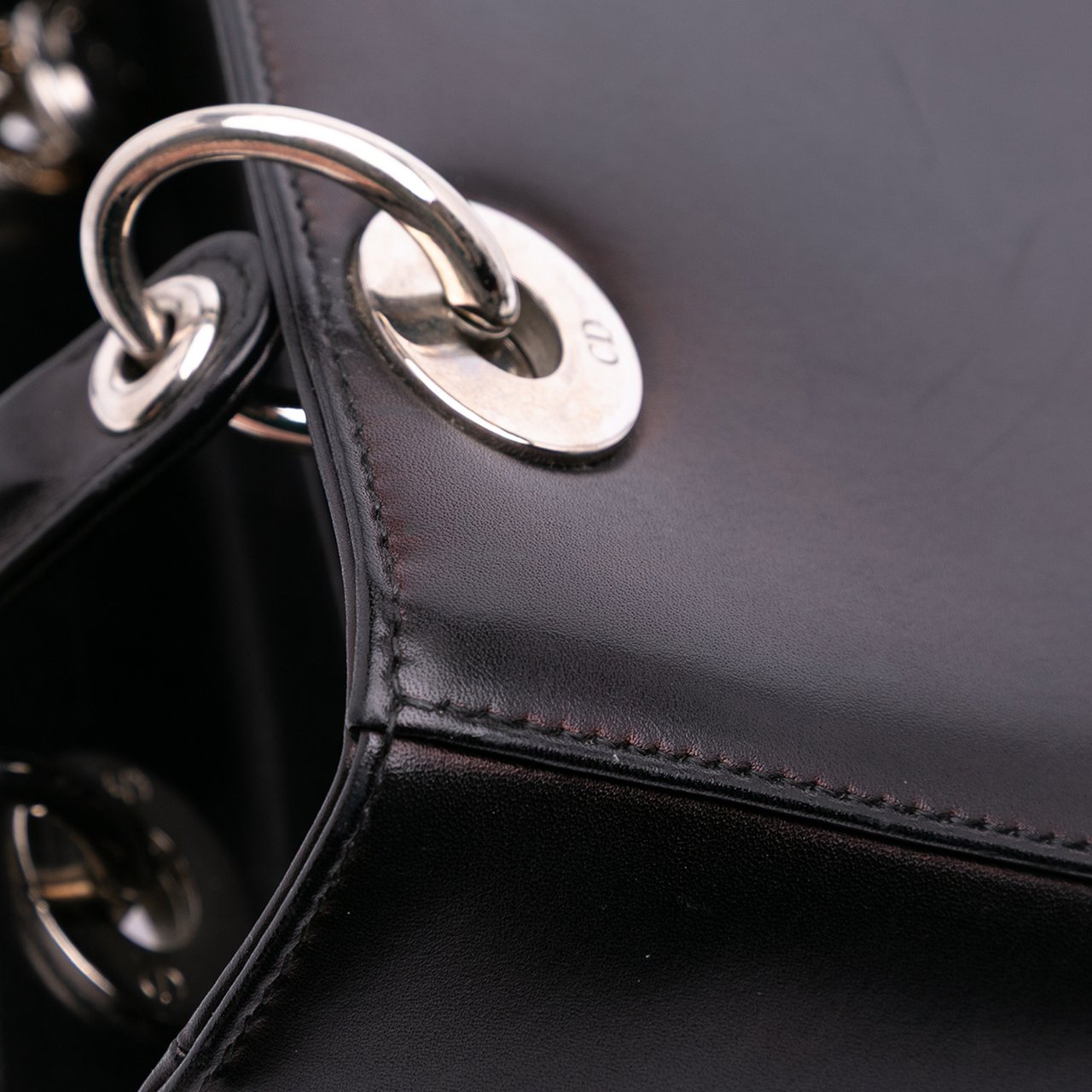 Dior Medium Calfskin Pockets Lady Dior Zwart
