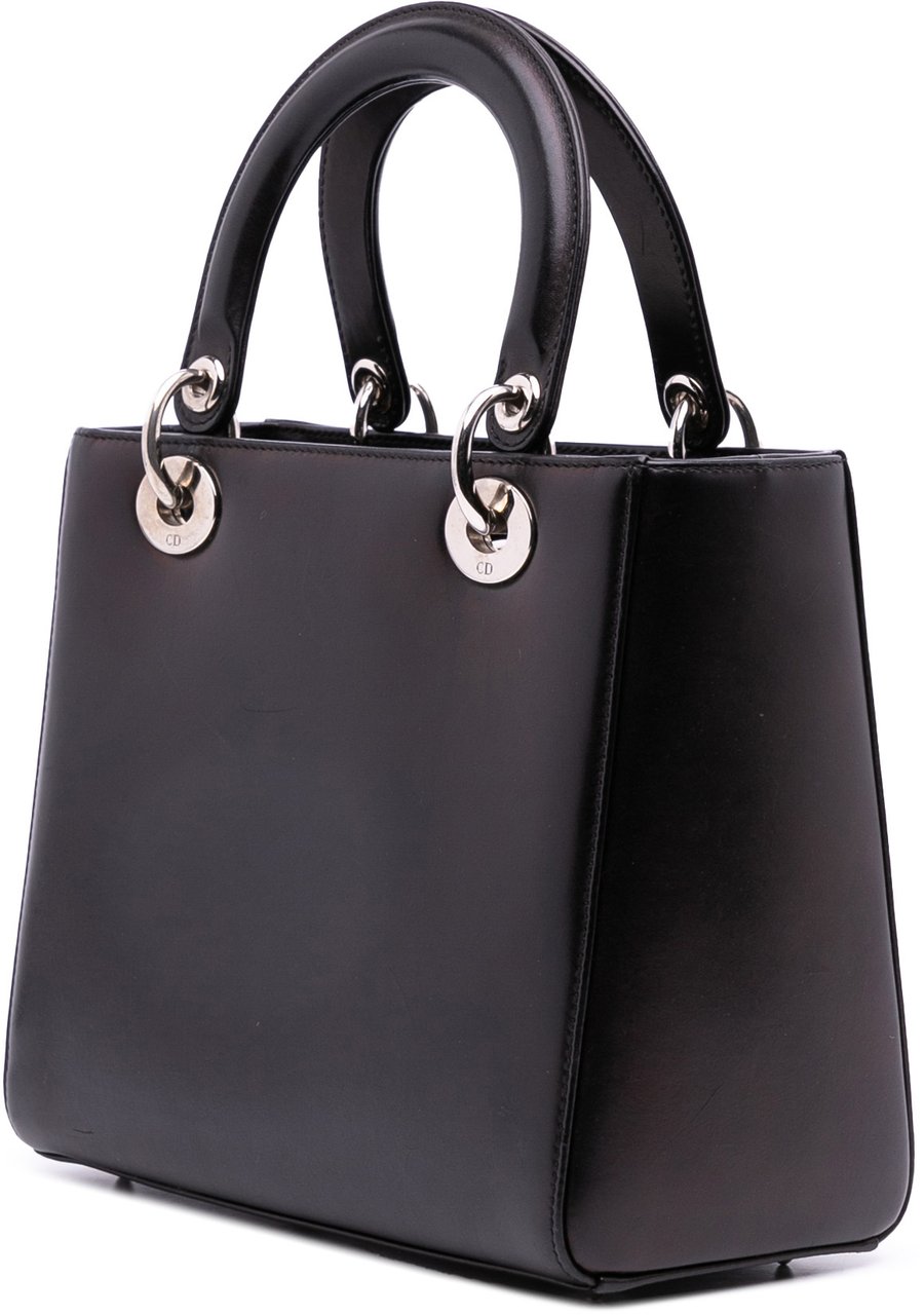 Dior Medium Calfskin Pockets Lady Dior Zwart