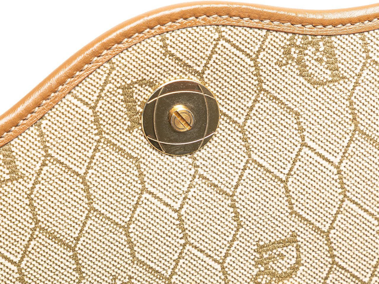 Dior Honeycomb Coated Canvas Crossbody Bruin