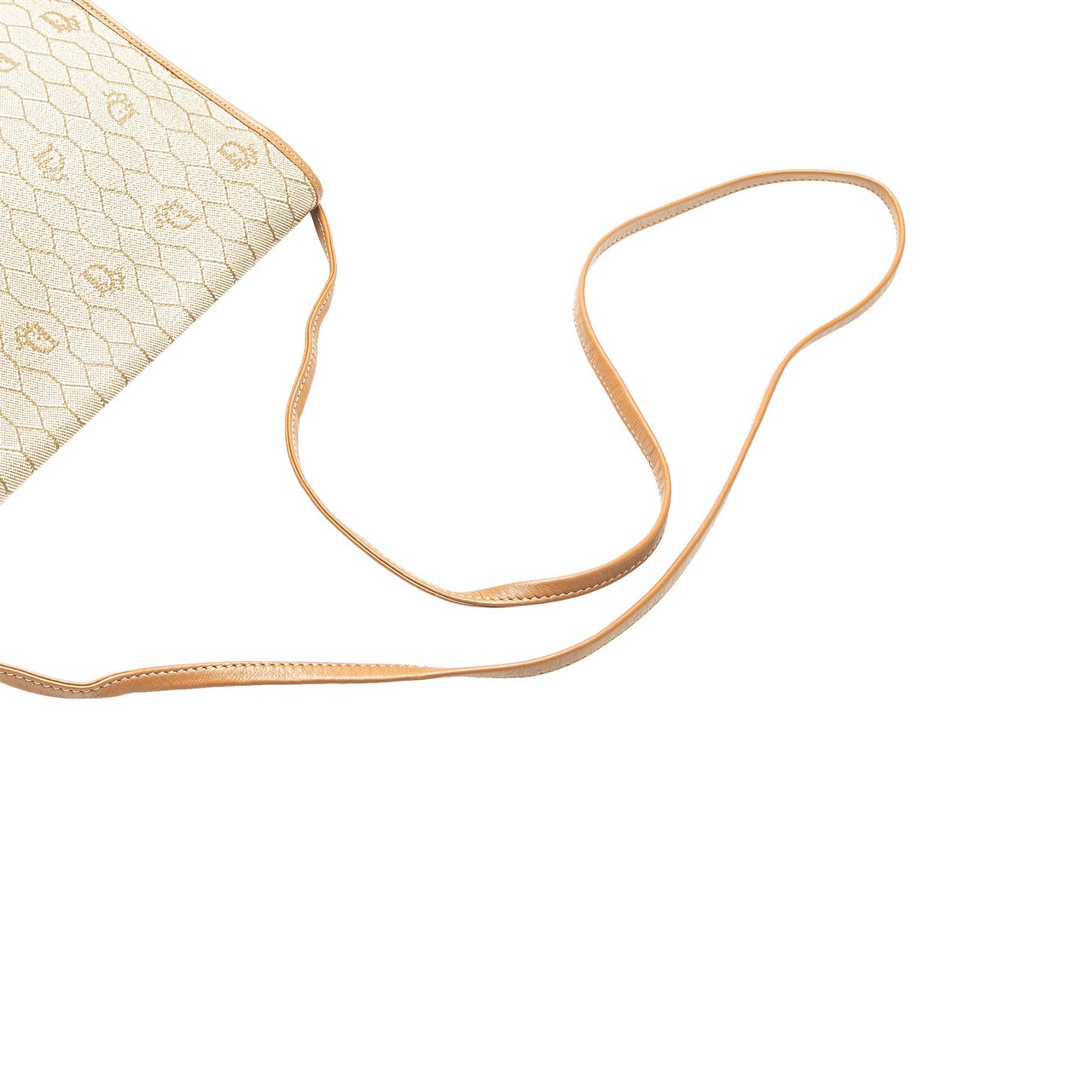 Dior Honeycomb Coated Canvas Crossbody Bruin