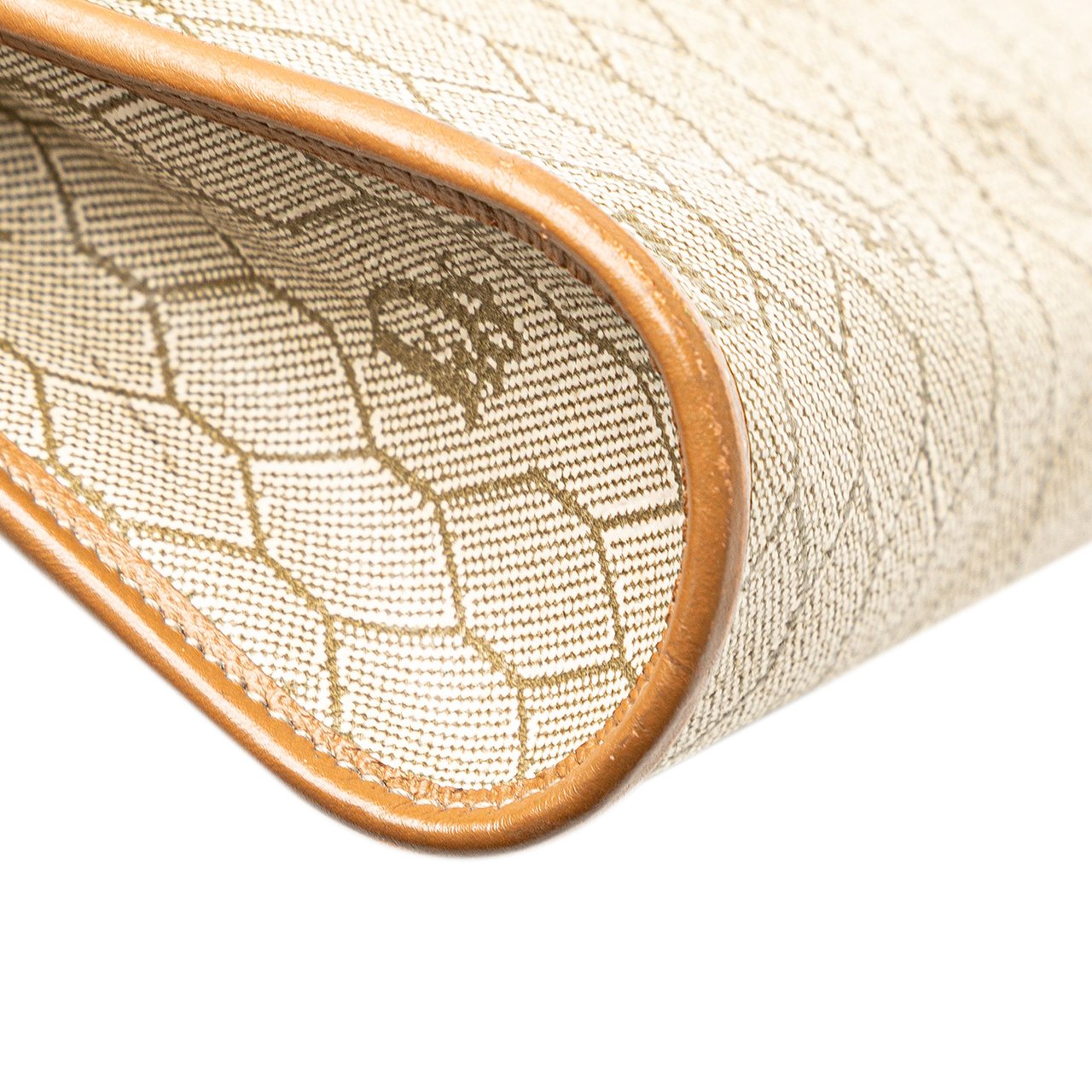 Dior Honeycomb Coated Canvas Crossbody Bruin