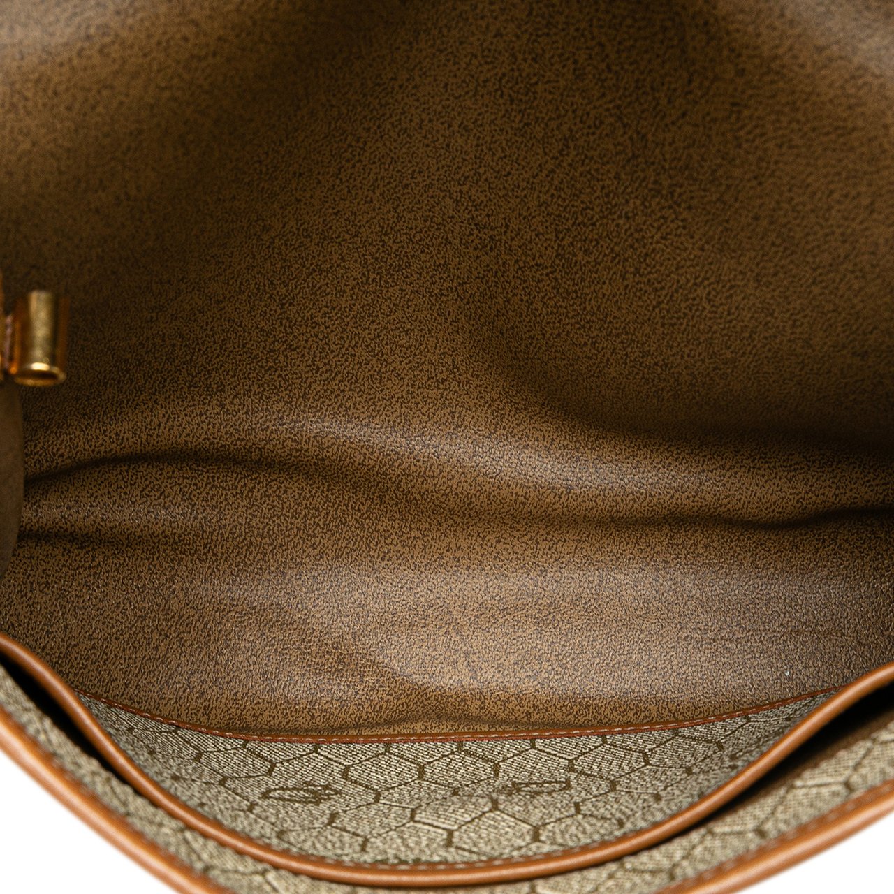 Dior Honeycomb Coated Canvas Crossbody Bruin