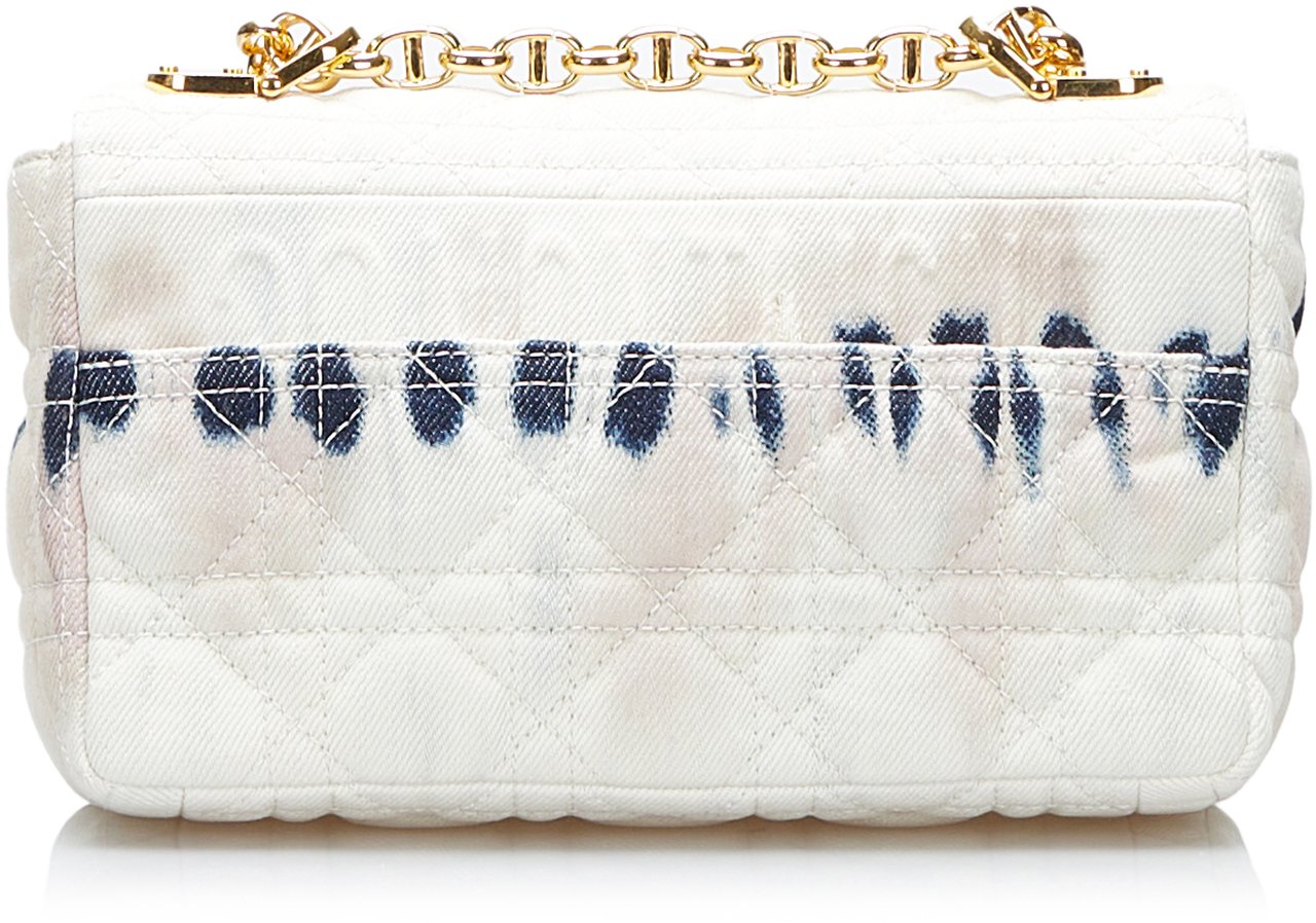 Dior Small Tie Dye Denim Caro Wit