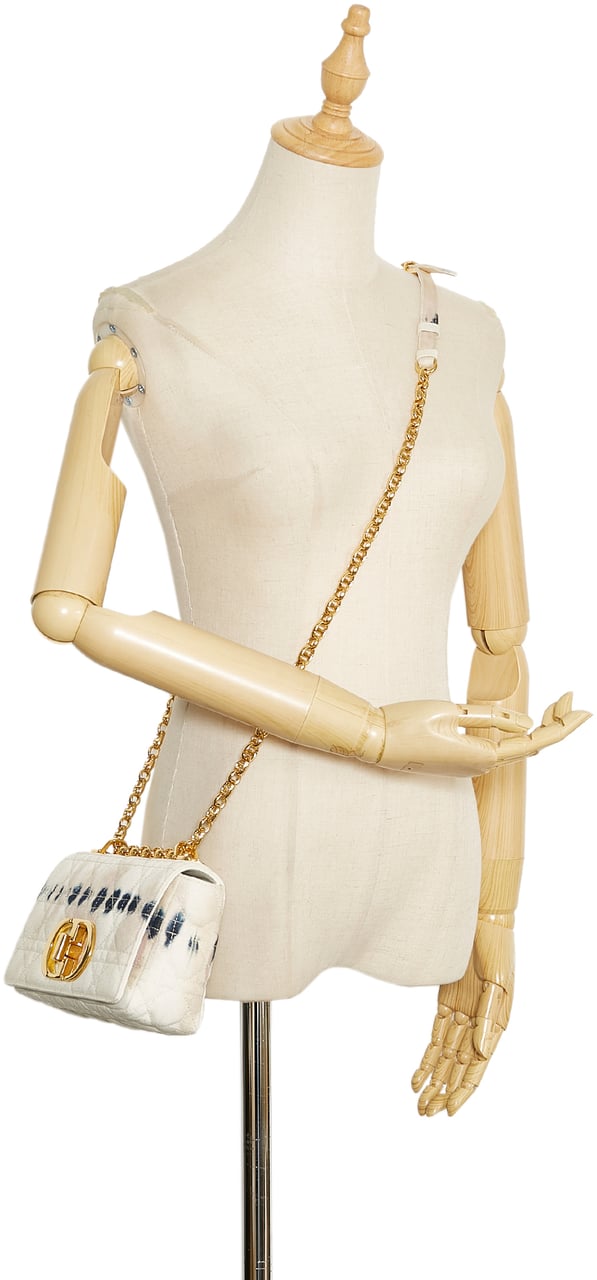 Dior Small Tie Dye Denim Caro Wit