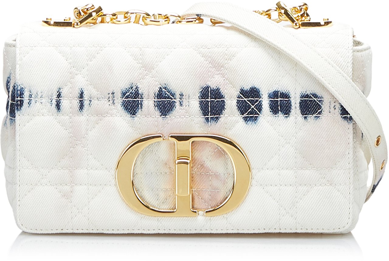 Dior Small Tie Dye Denim Caro Wit