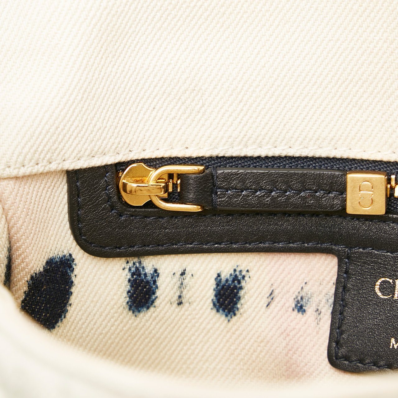 Dior Small Tie Dye Denim Caro Wit