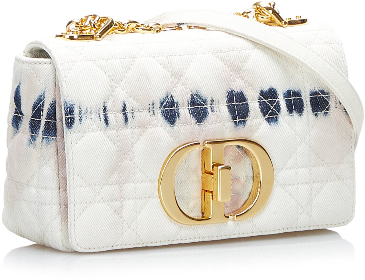 Dior Small Tie Dye Denim Caro Wit
