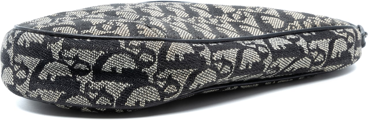 Dior Mini Diorissimo Canvas Saddle Pochette Zwart