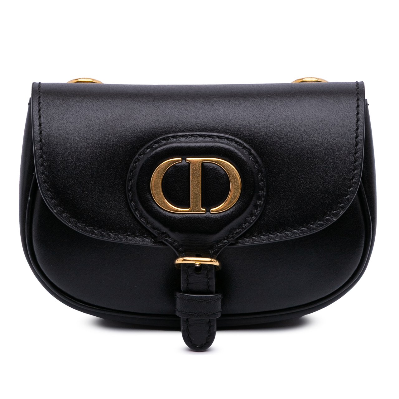 Dior Micro Leather Bobby Crossbody Zwart