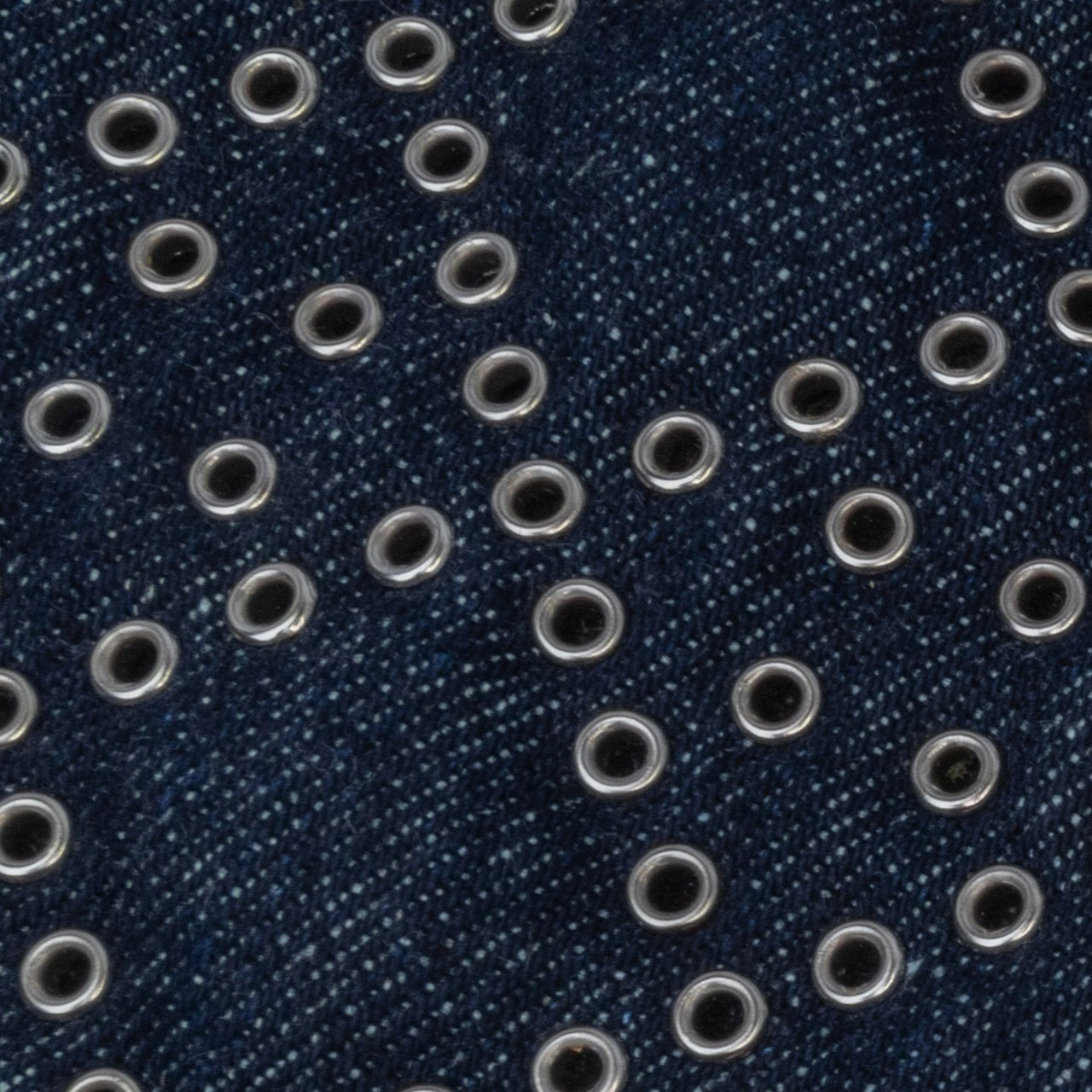 Dior Medium Denim Cannage Eyelet Lady D Joy Blauw